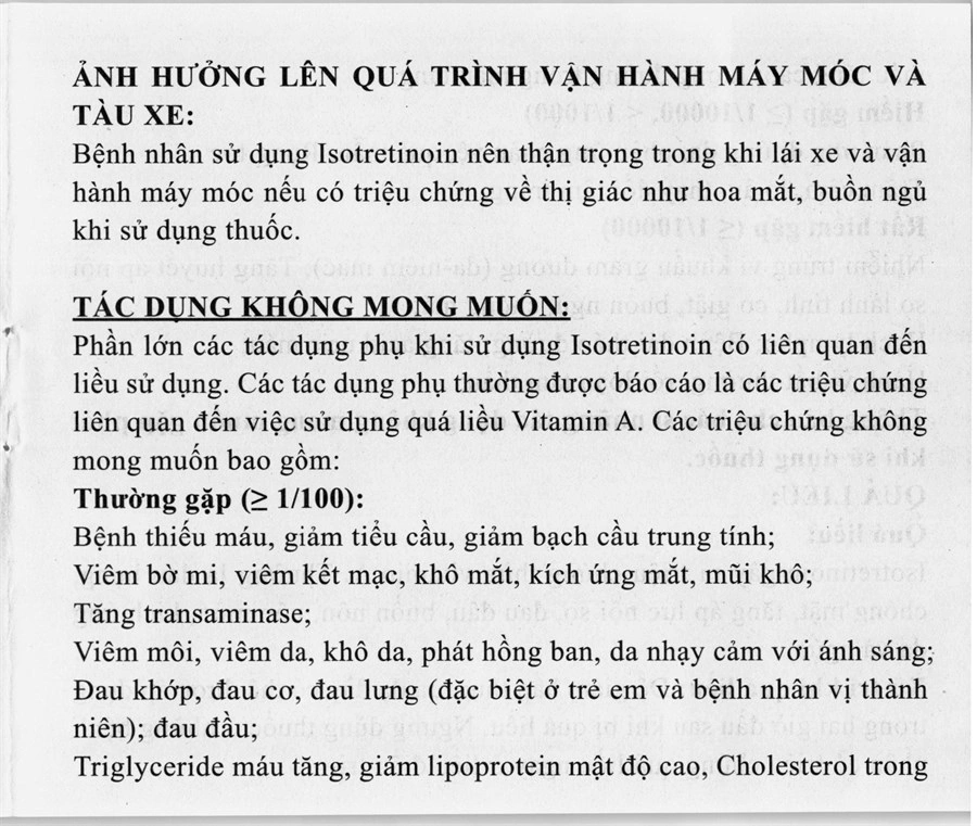 Acnotin 10 điều trị mụn trứng cá nặng (3 vỉ x 10 viên) - 20